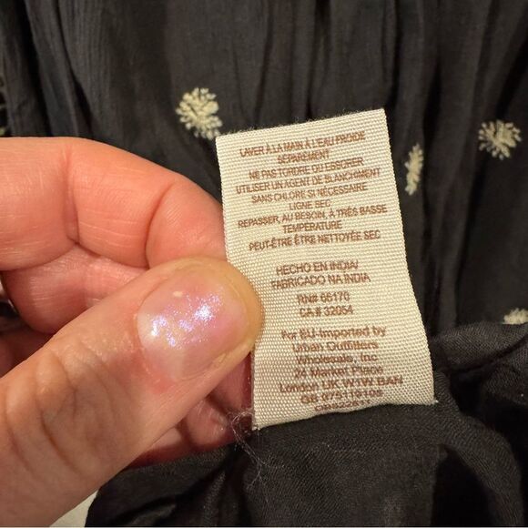 Free People Sweet Tennessee Embroidered Mini Dress Size S - Picture 8 of 9